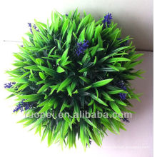 Artificial decoration grass ball with lavender